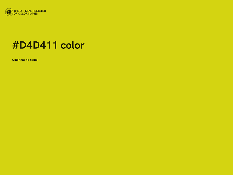 #D4D411 color image