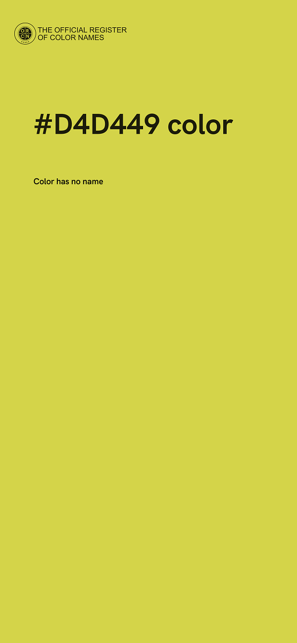 #D4D449 color image