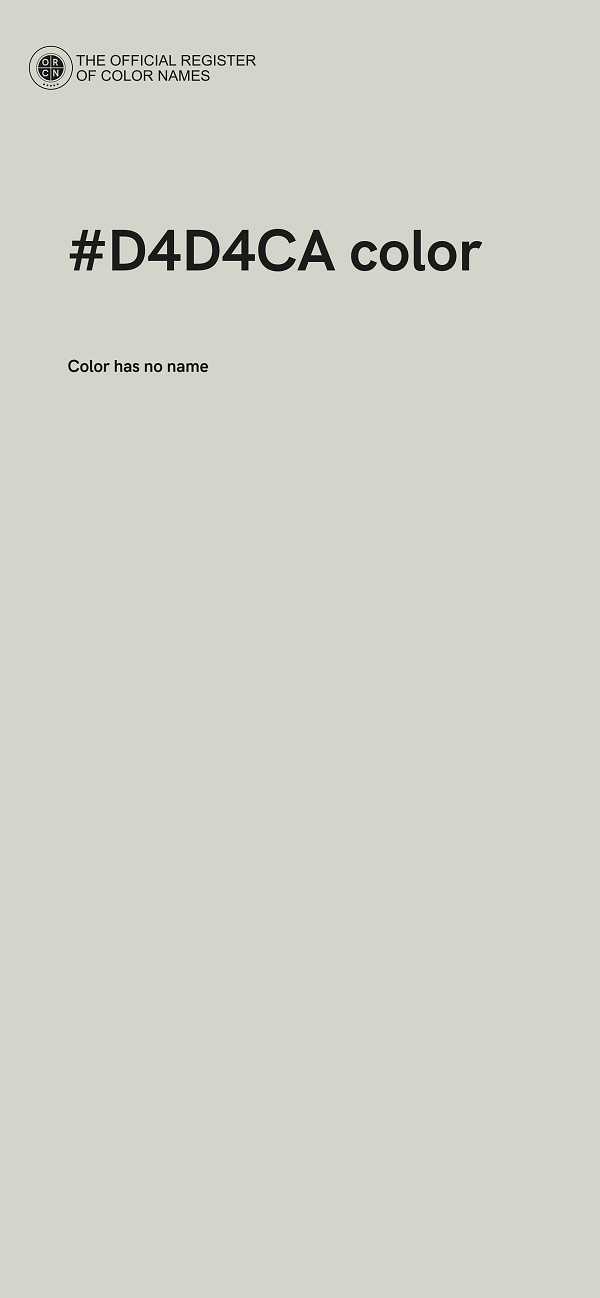 #D4D4CA color image