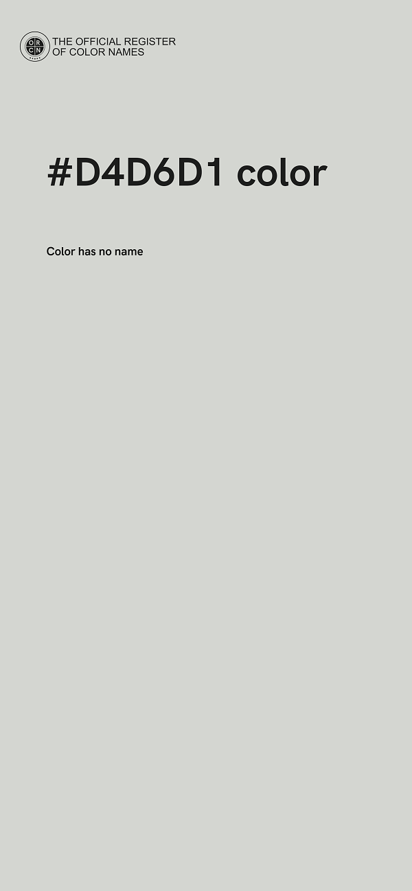 #D4D6D1 color image