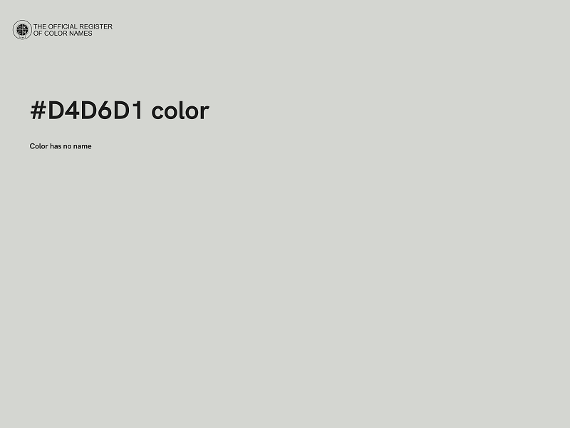 #D4D6D1 color image
