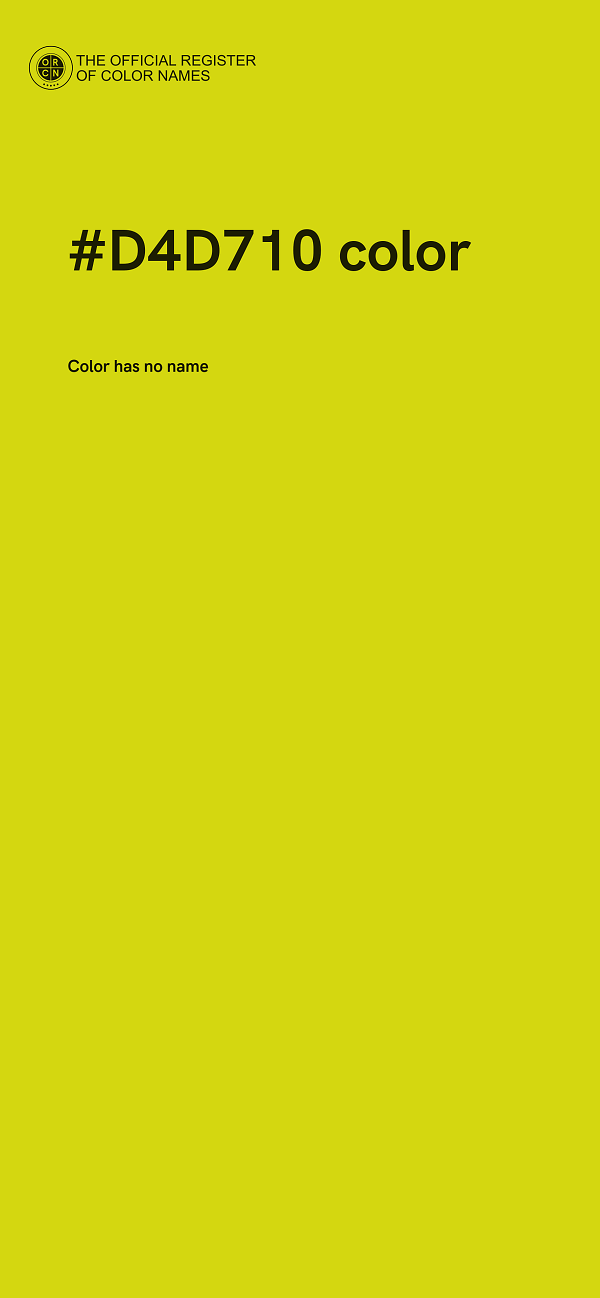 #D4D710 color image