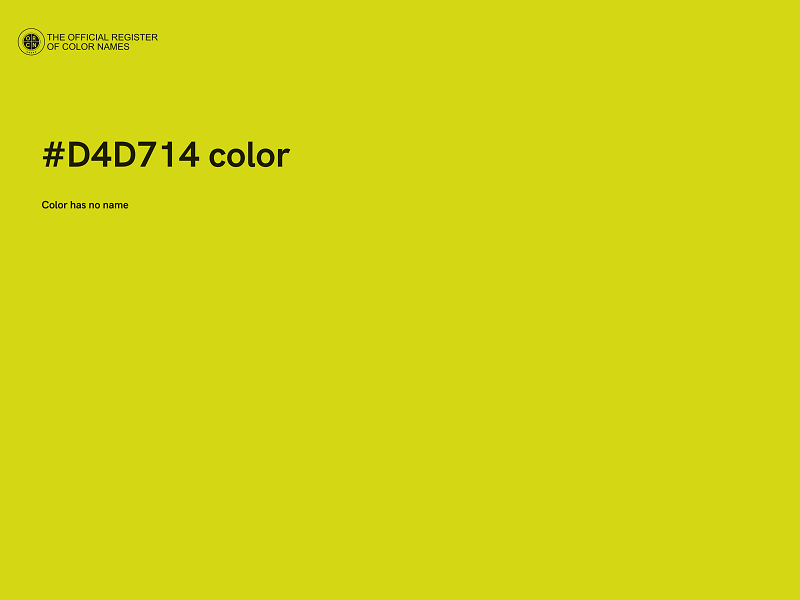 #D4D714 color image