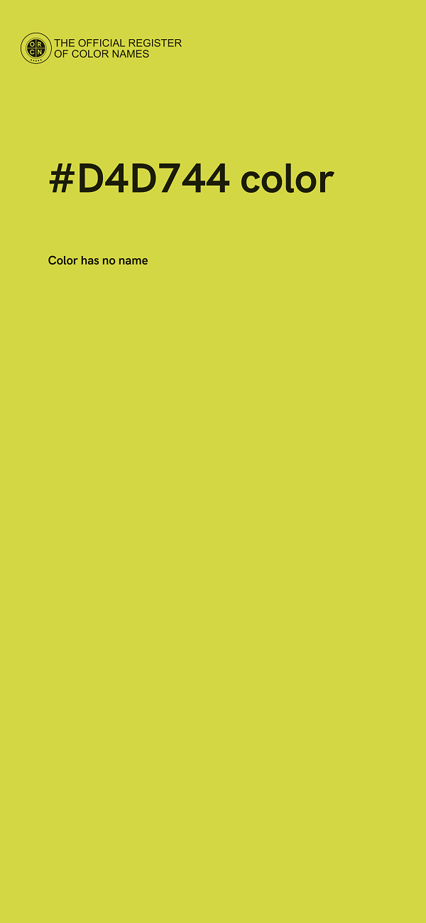 #D4D744 color image