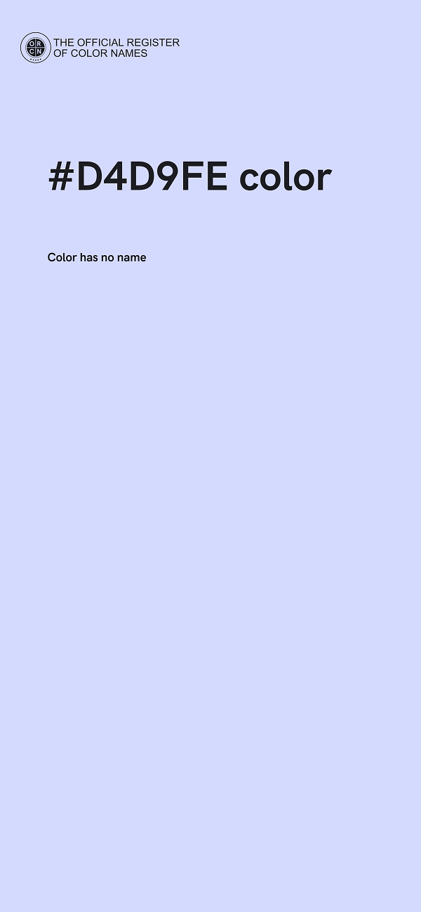 #D4D9FE color image
