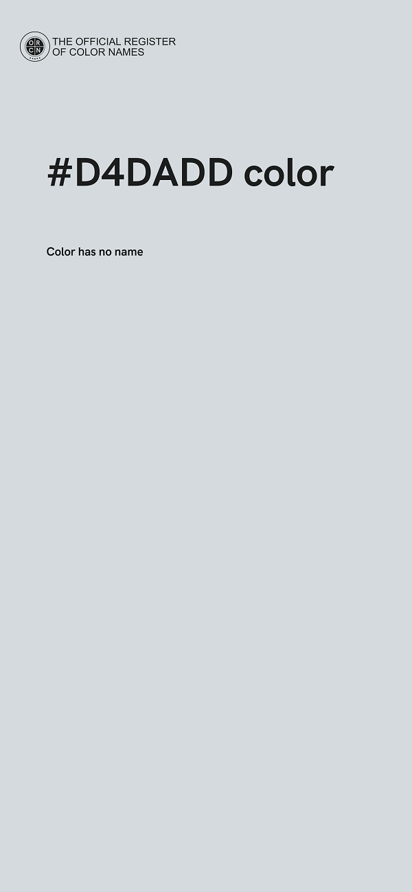 #D4DADD color image