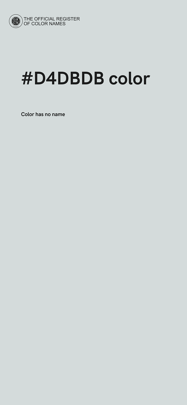 #D4DBDB color image