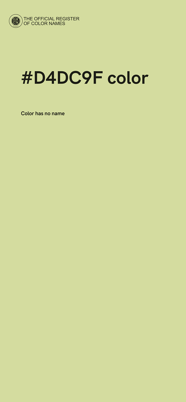 #D4DC9F color image