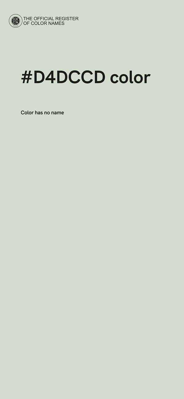 #D4DCCD color image