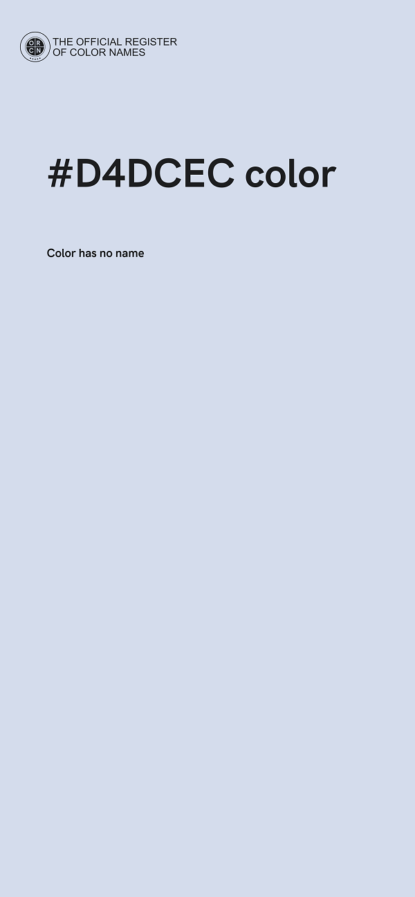 #D4DCEC color image