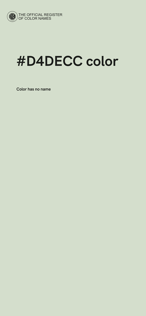 #D4DECC color image