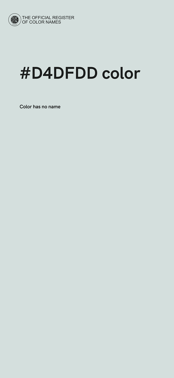 #D4DFDD color image