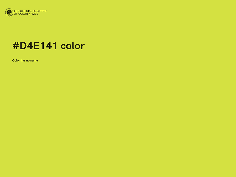 #D4E141 color image
