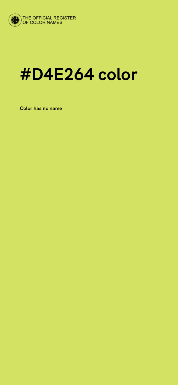 #D4E264 color image