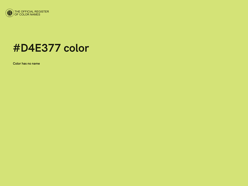 #D4E377 color image