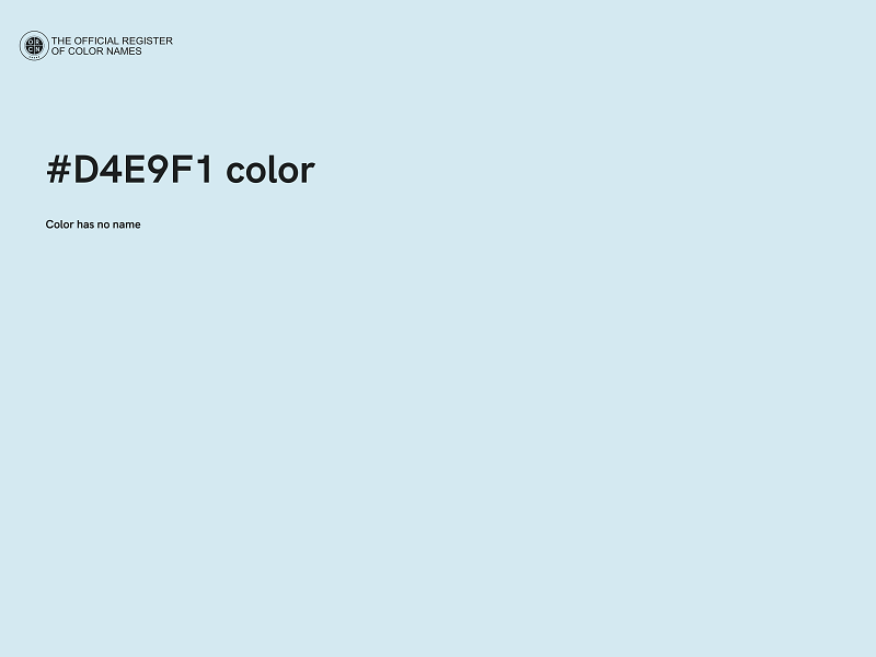 #D4E9F1 color image