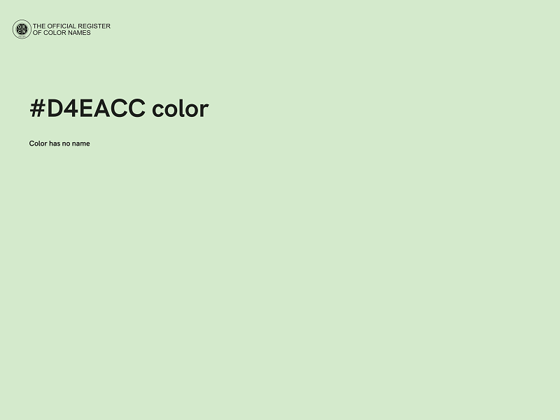 #D4EACC color image