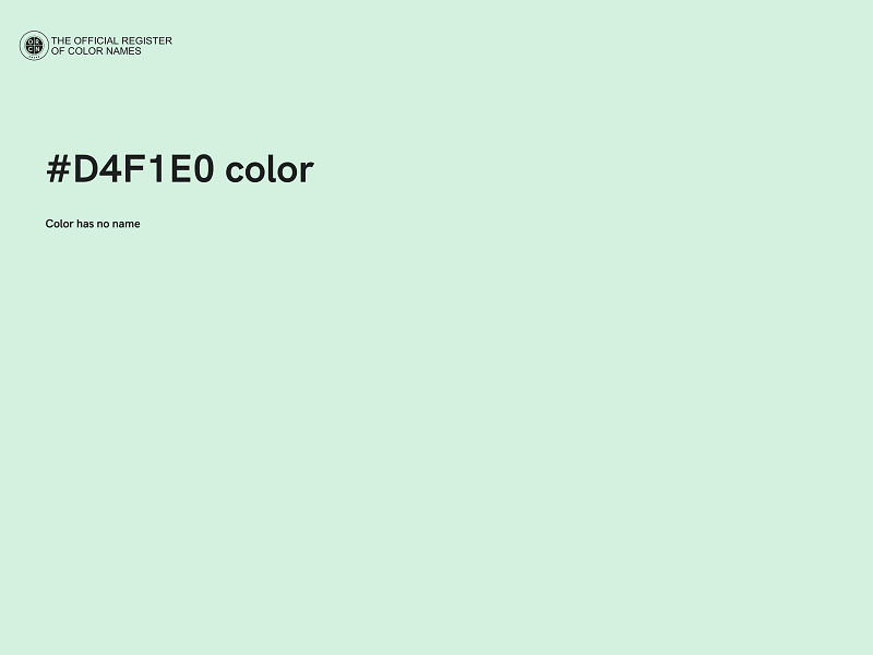 #D4F1E0 color image