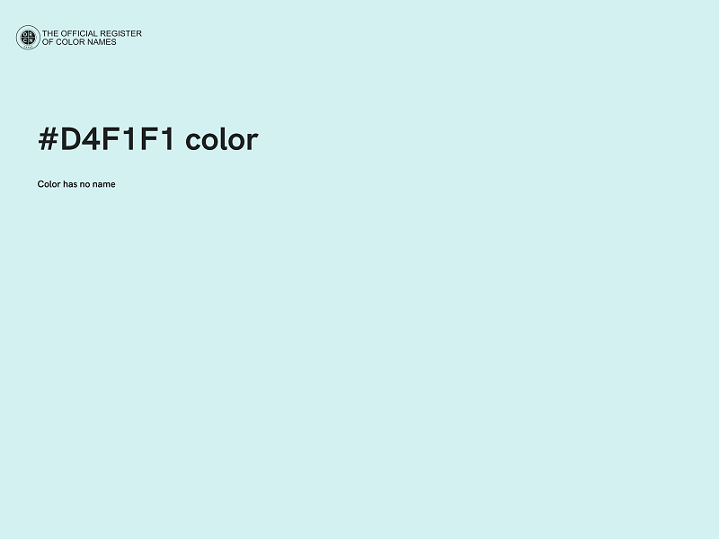 #D4F1F1 color image