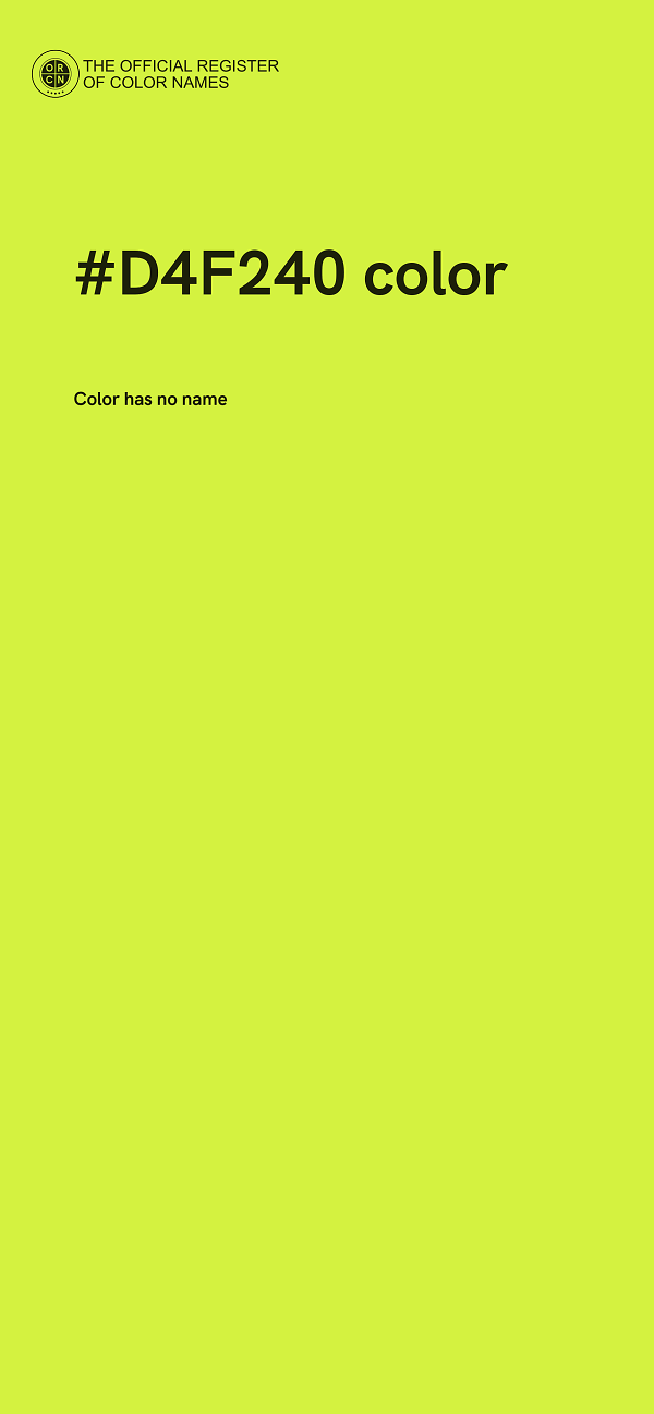 #D4F240 color image