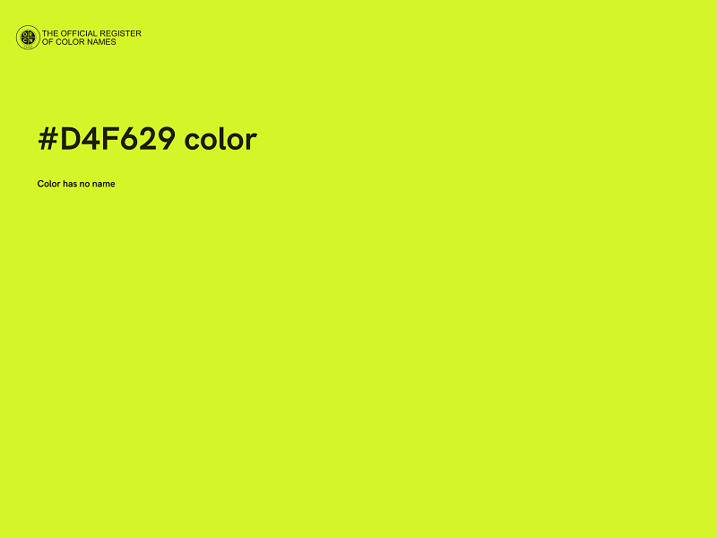 #D4F629 color image