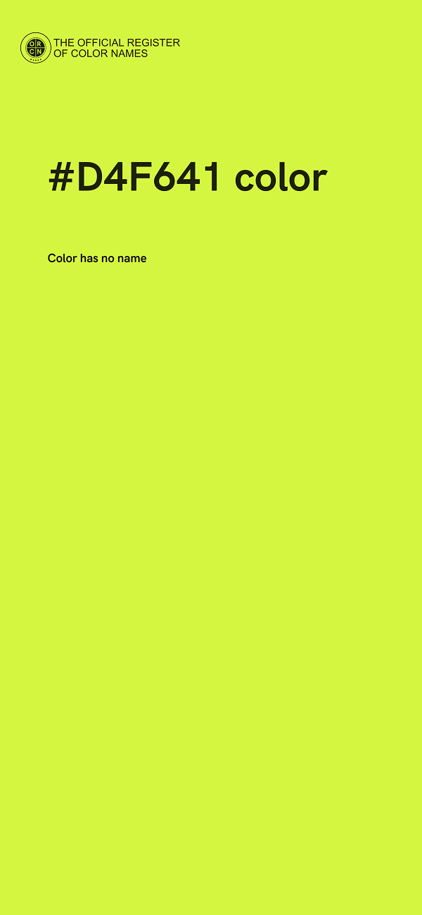 #D4F641 color image