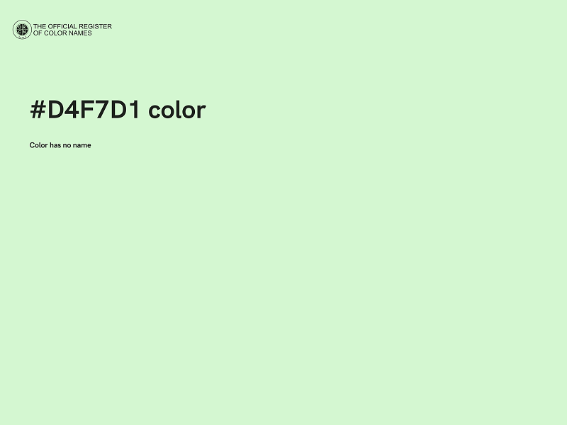 #D4F7D1 color image