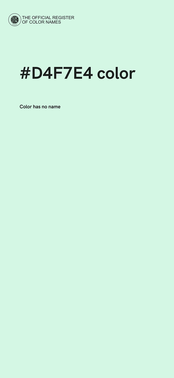 #D4F7E4 color image