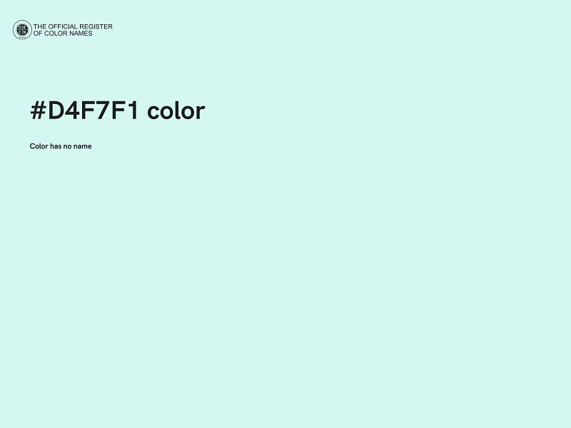 #D4F7F1 color image