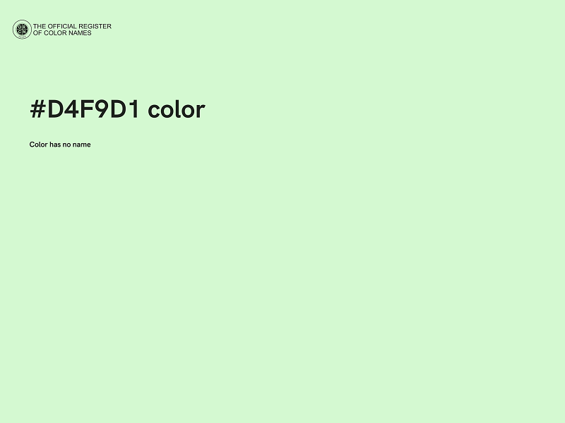 #D4F9D1 color image