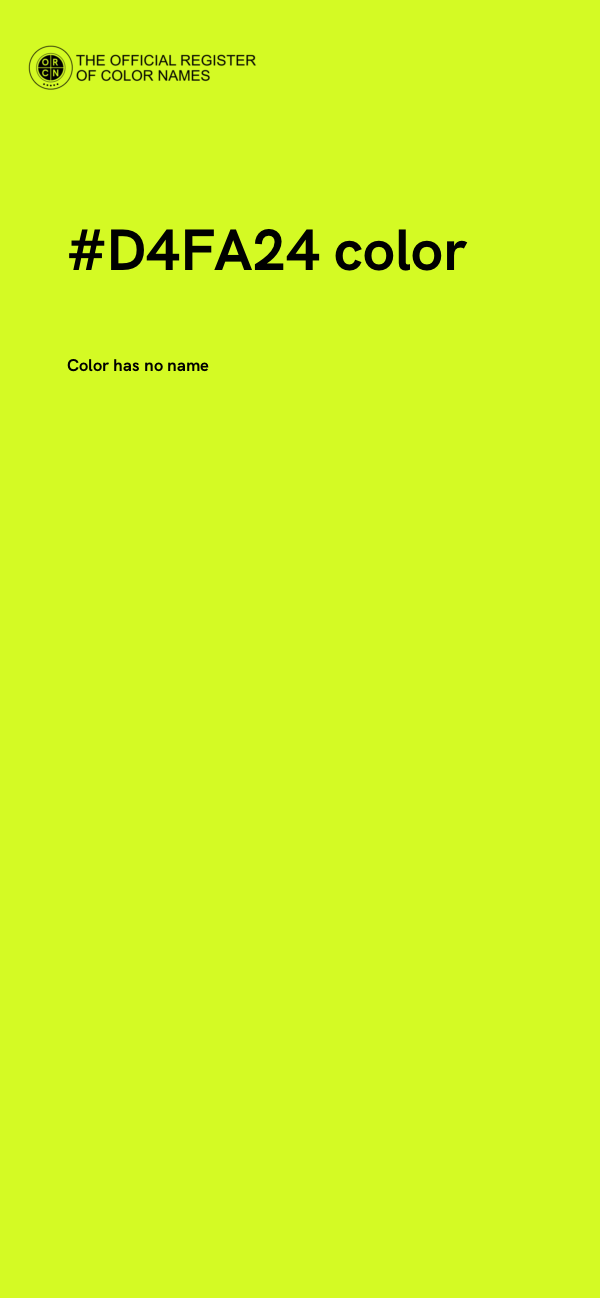 #D4FA24 color image