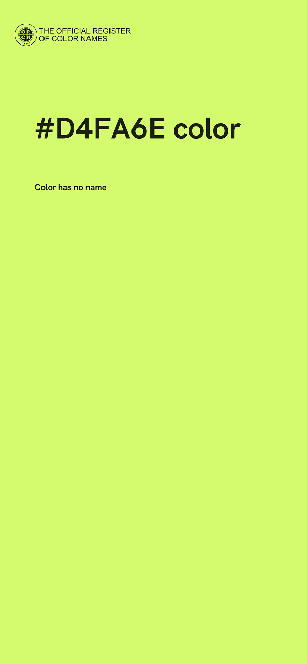 #D4FA6E color image