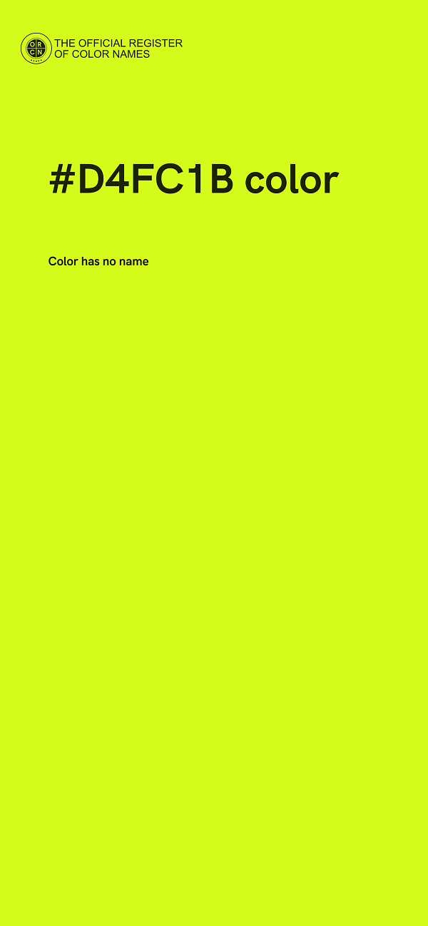 #D4FC1B color image