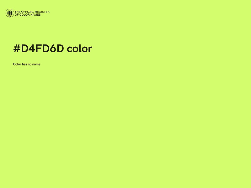 #D4FD6D color image