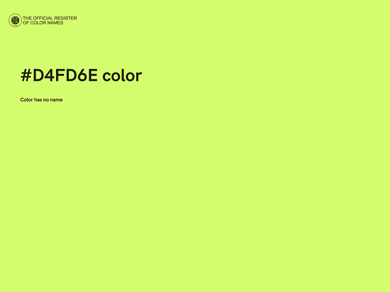 #D4FD6E color image