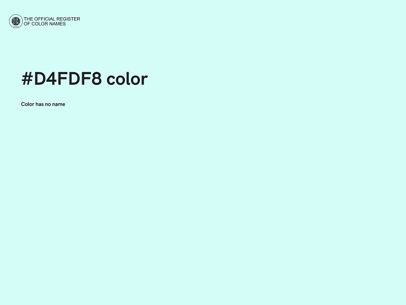 #D4FDF8 color image