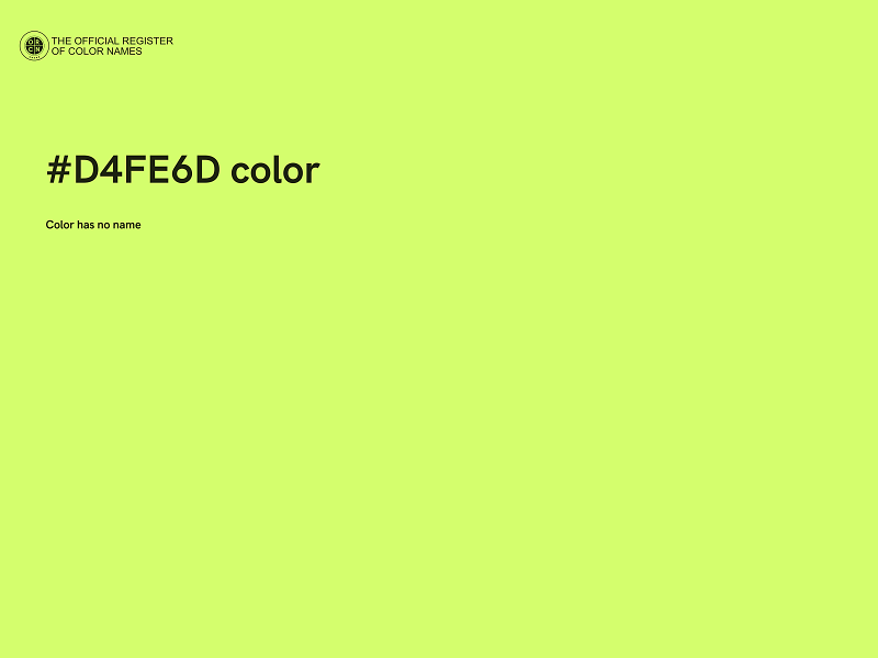 #D4FE6D color image