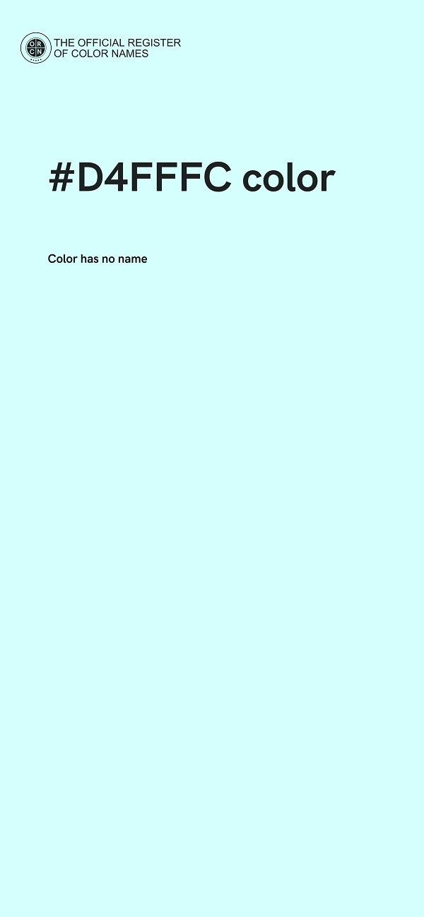 #D4FFFC color image