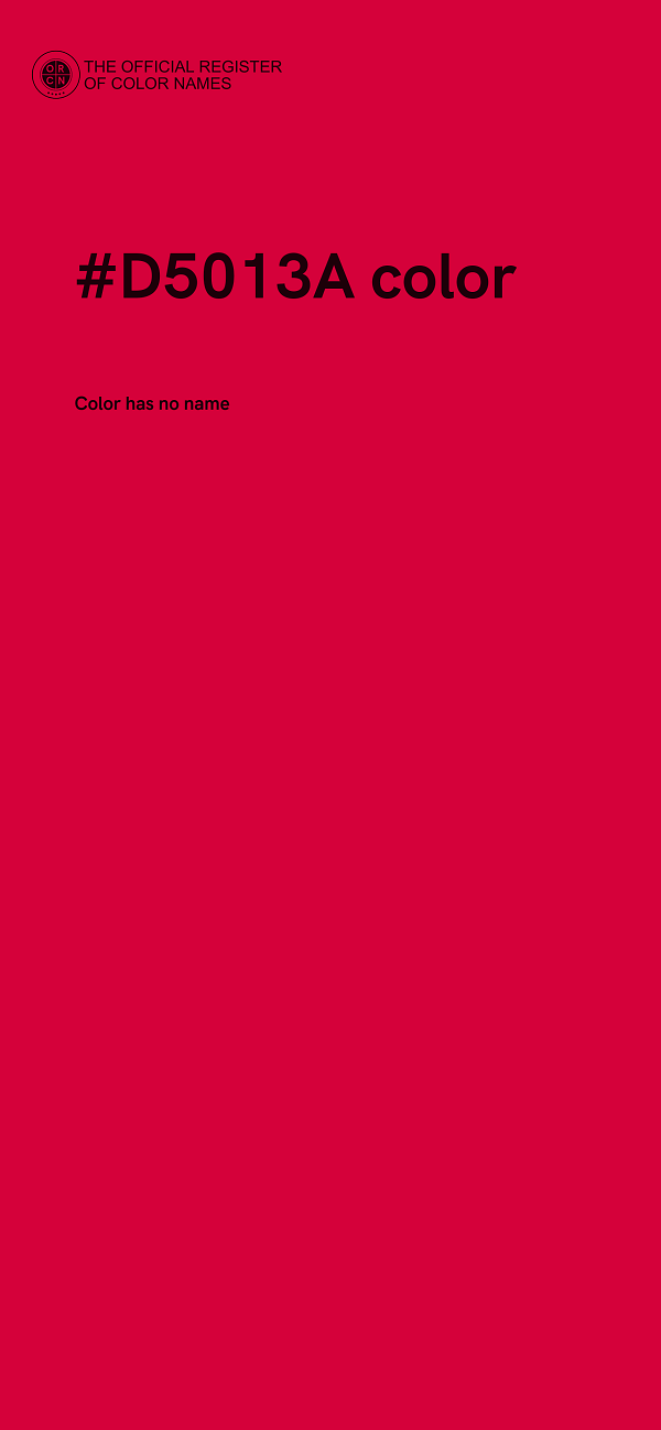 #D5013A color image