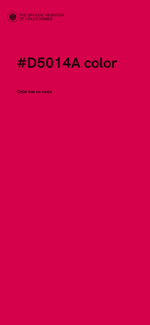 #D5014A color image
