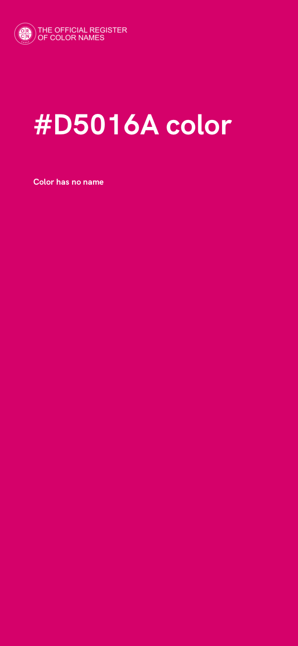 #D5016A color image