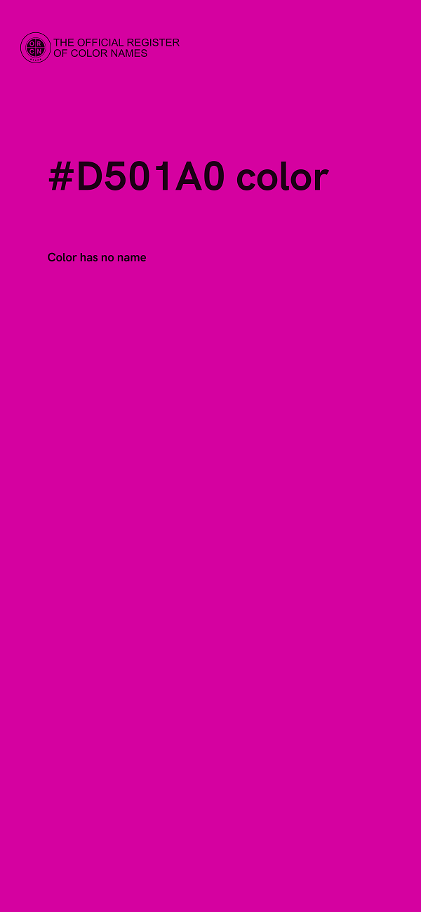 #D501A0 color image