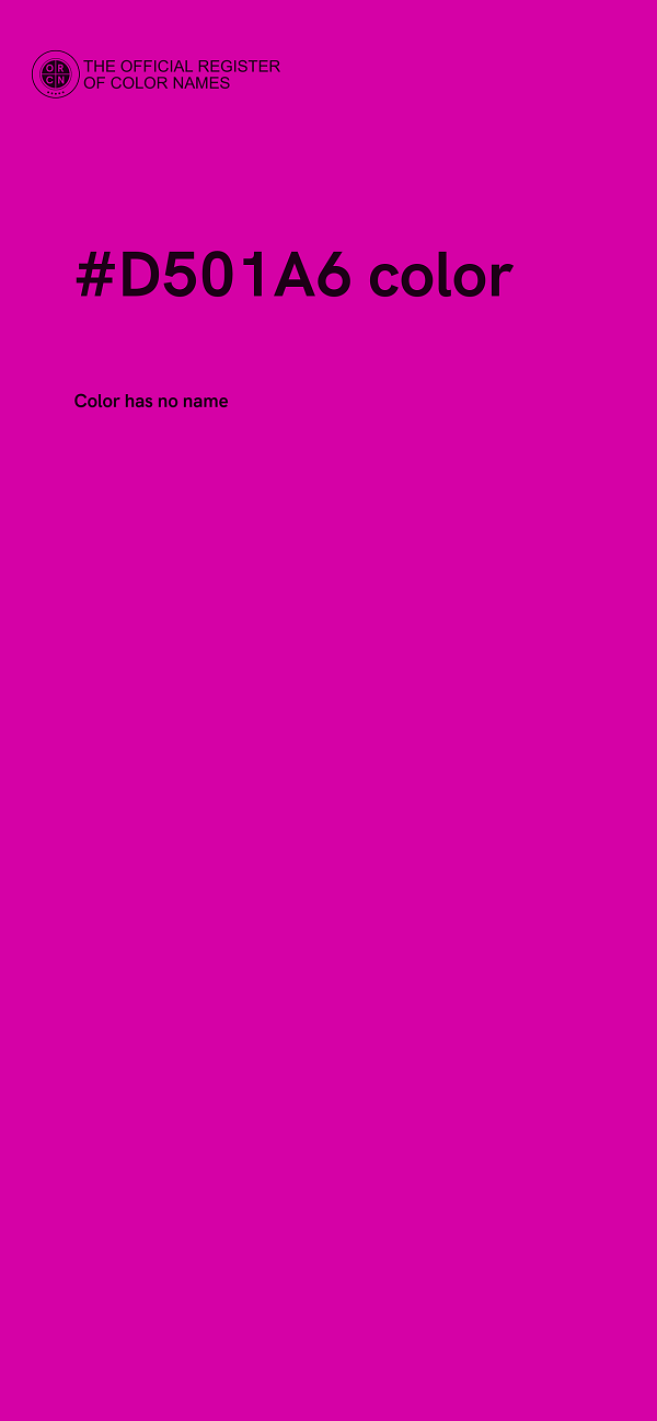 #D501A6 color image