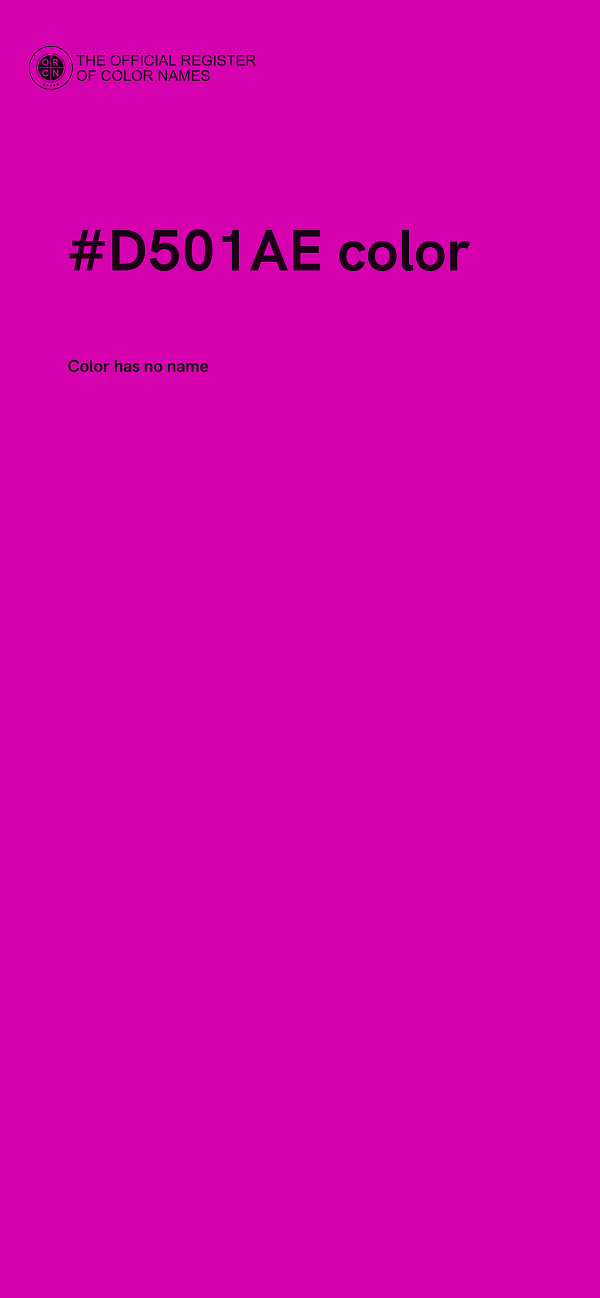#D501AE color image