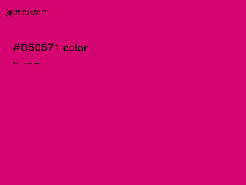 #D50571 color image