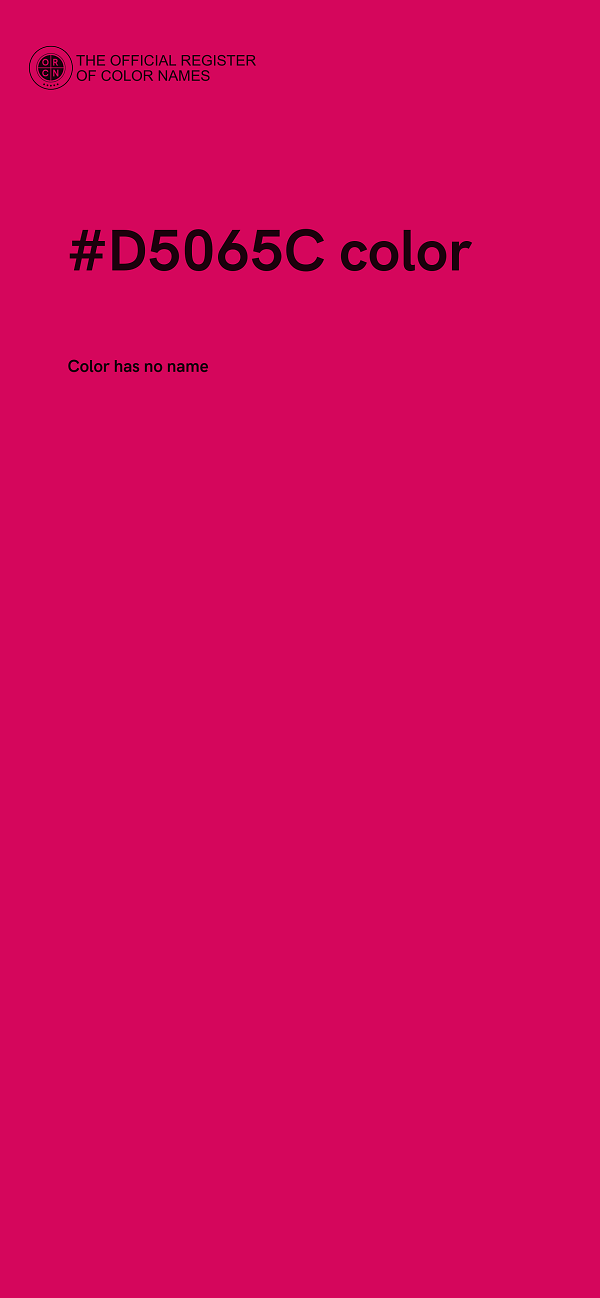 #D5065C color image