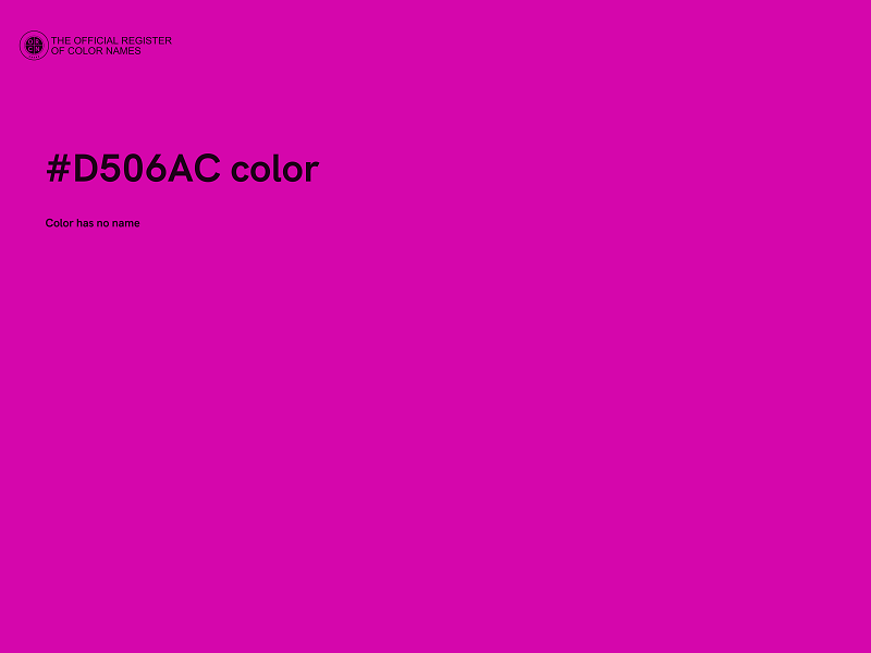 #D506AC color image