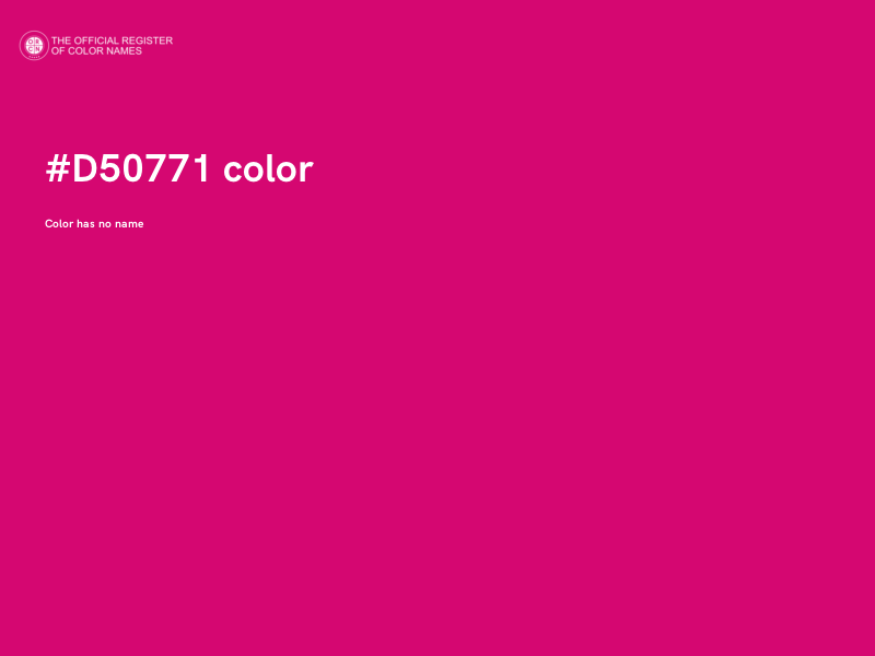 #D50771 color image