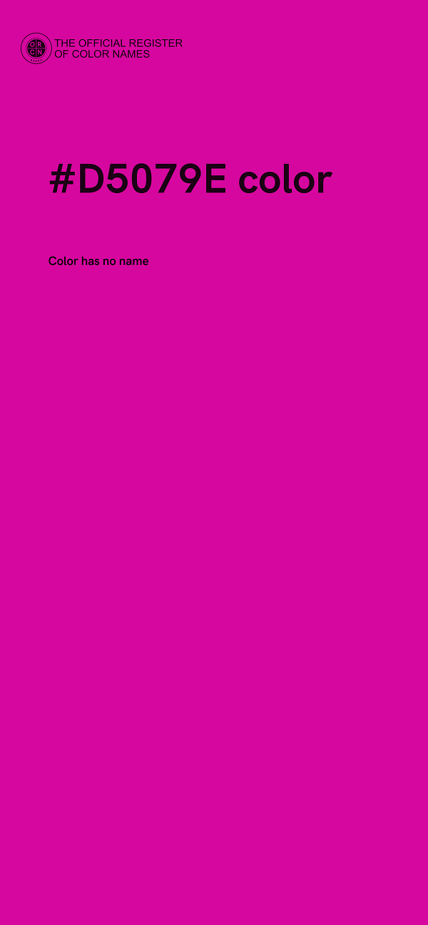 #D5079E color image