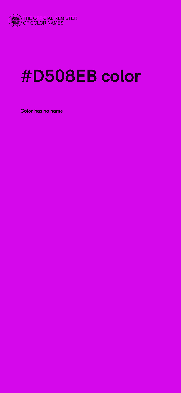 #D508EB color image